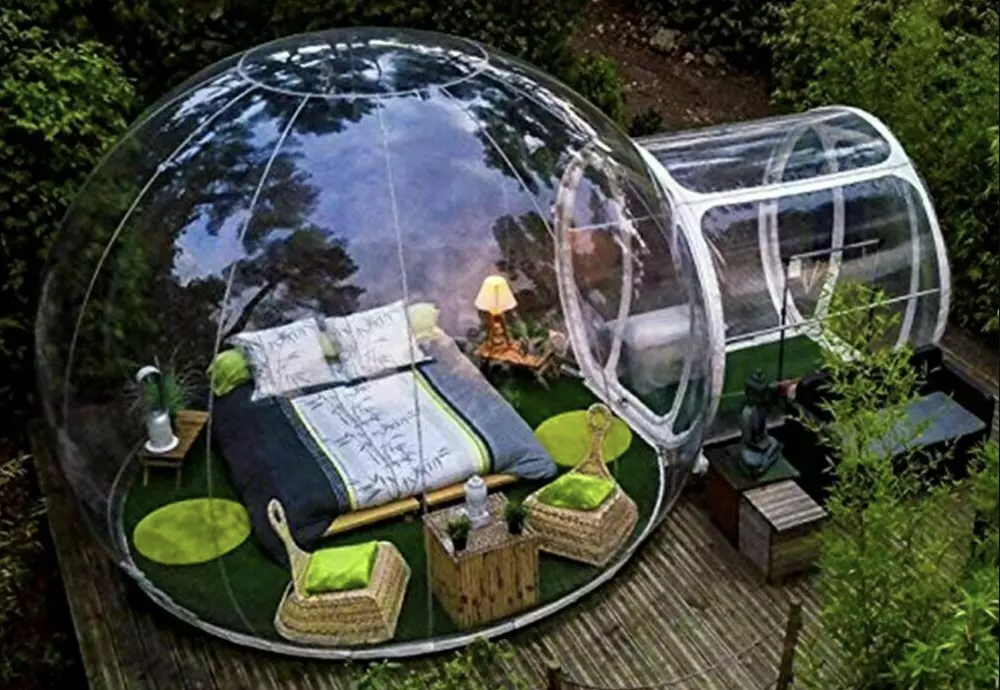 bubble tent dome outdoor